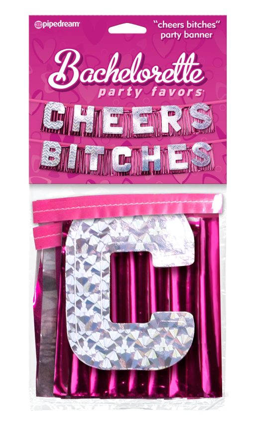 BACHELORETTE CHEERS BITCHES PARTY BANNER main