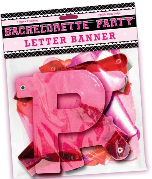 BACHELORETTE PARTY LETTER BANNER main