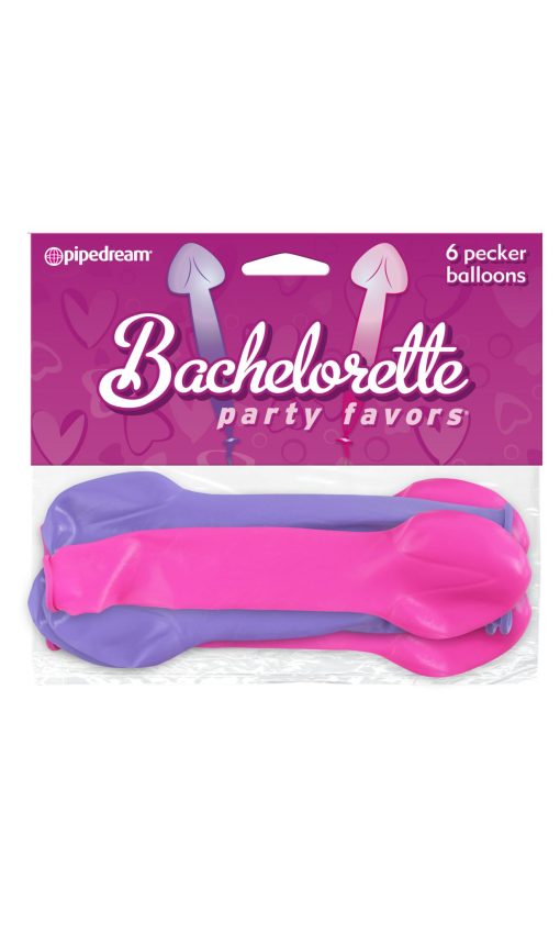 BACHELORETTE PECKER SHAPED BALLOONS main