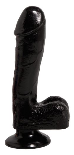 BASIX RUBBER WORKS 7.5IN DONG W/SUCTION BLACK main