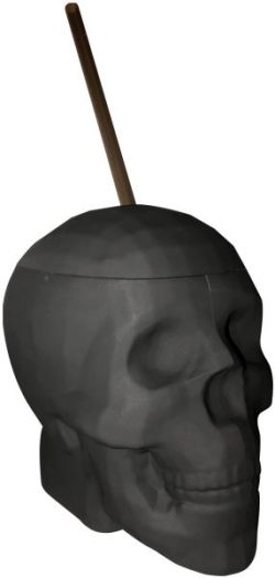 BLACK MATTE SKULL CUP main