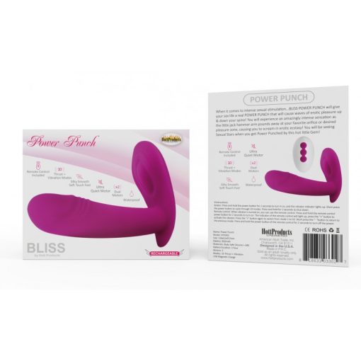 BLISS POWER PUNCH THRUSTING VIBE 10 FUNCTIONS back