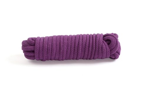 BONDAGE ROPE PURPLE COTTON main