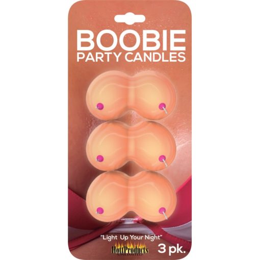 BOOBIE PARTY CANDLES 3PK main