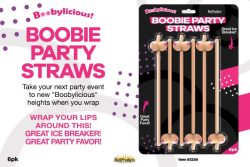 BOOBIE STRAWS FLESH 6PK main