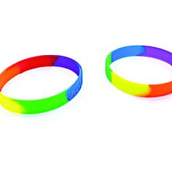 Gaysentials Rainbow Bracelet Set Silicone