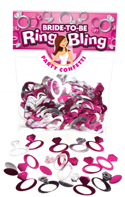 BRIDE TO BE RING BLING CONFETTI main