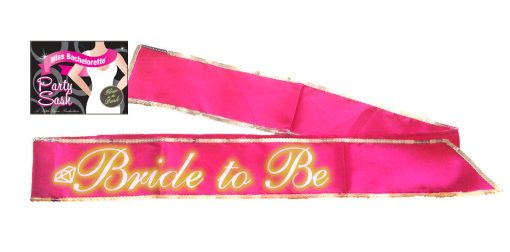 BRIDE TO BE SASH GLOW IN THE DARK main