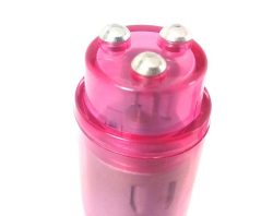 (BULK) CLOUD 9 NOVELTIES MINI MASSAGER POCKET ROCKET PINK W/ 4 ATTACHMENTS main