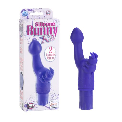 Bunny kiss silicone purple back