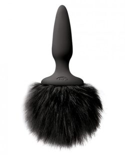 Bunny Tails Mini Anal Plug Black Main