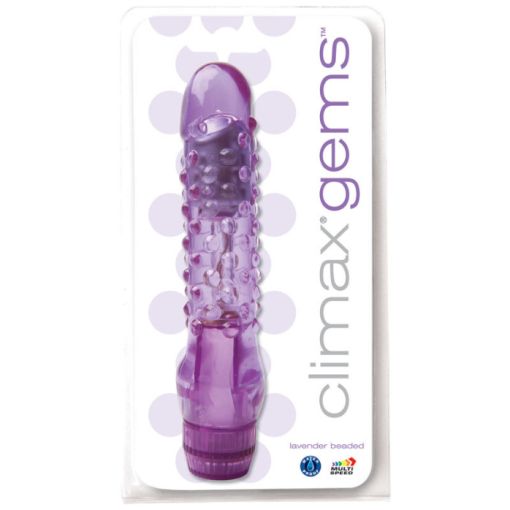CLIMAX GEMS LAVENDER BEADED (out Sept) back