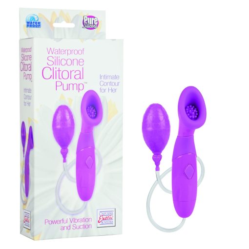 CLITORAL PUMP SILICONE W/P PINK back
