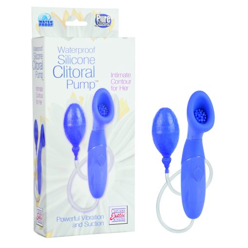 CLITORAL PUMP SILICONE W/P PURPLE back