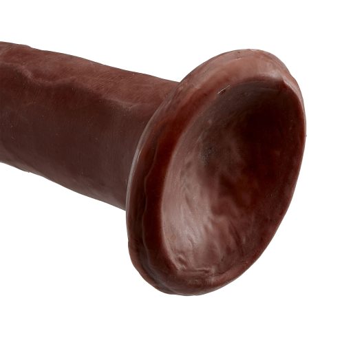 CLOUD 9 DUAL DENSITY DILDO TOUCH 7IN W/ NO BALLS BROWN 2