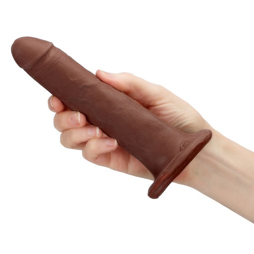 CLOUD 9 DUAL DENSITY DILDO TOUCH 7IN W/ NO BALLS BROWN 3