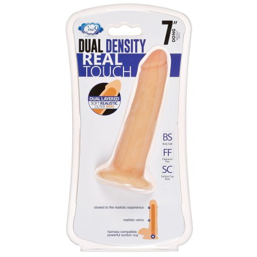 CLOUD 9 DUAL DENSITY DILDO TOUCH 7IN W/ NO BALLS LIGHT back
