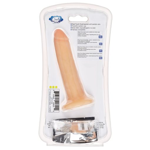 CLOUD 9 DUAL DENSITY DILDO TOUCH 7IN W/ NO BALLS LIGHT details