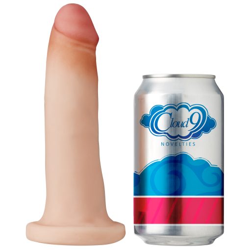 CLOUD 9 DUAL DENSITY DILDO TOUCH 7IN W/ NO BALLS LIGHT main