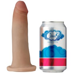 CLOUD 9 DUAL DENSITY DILDO TOUCH 7IN W/ NO BALLS TAN/ MOCHA main