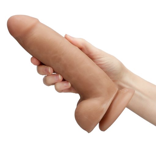 CLOUD 9 DUAL DENSITY DILDO TOUCH THICK W/ REALISTIC PAINTED VEINS & BALLS 8 IN W/ 3