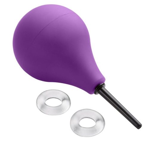 CLOUD 9 FRESH + DELUXE ANAL SOFT TIP ENEMA DOUCHE 7.6 OZ W/ EZ SQUEEZE BULB & 2 C-RINGS back