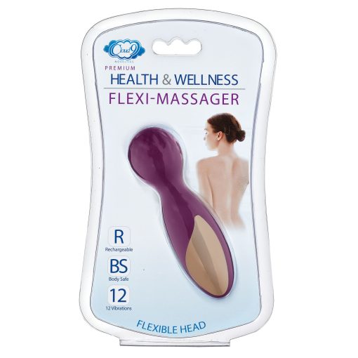 CLOUD 9 HEALTH & WELLNESS FLEXI-MASSAGER RECHARGEABLE WAND PLUM main