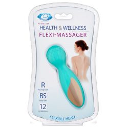 CLOUD 9 HEALTH & WELLNESS FLEXI-MASSAGER RECHARGEABLE WAND TEAL main