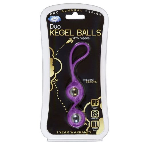 CLOUD 9 PRO SENSUAL DUO KEGEL BALLS PURPLE back