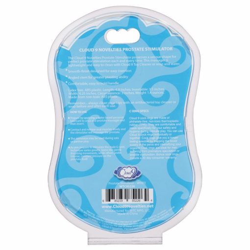 CLOUD 9 PROSTATE STIMULATOR KIT WHITE W/C RINGS male Q