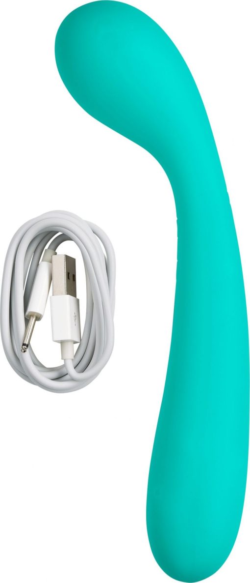 CLOUD 9 RECHARGEABLE G-SPOT SLIM 7IN DUAL MOTORS TEAL 3