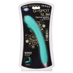 Cloud 9 G-Spot Slim 8 inches Teal Green Vibrator