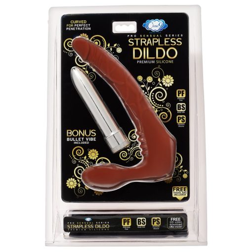 CLOUD 9 STRAPLESS DILDO BROWN main