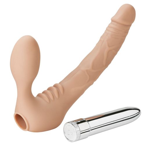 CLOUD 9 STRAPLESS DILDO TAN details