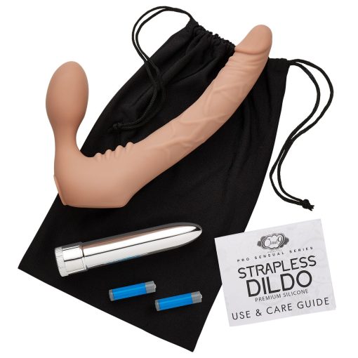 CLOUD 9 STRAPLESS DILDO TAN 3