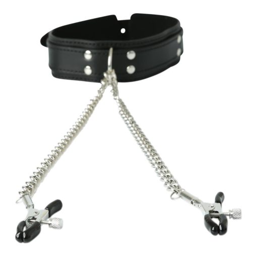 COLLAR WITH NIPPLE CLAMPS back