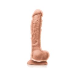 COLOURS DUAL DENSITY 8IN DILDO WHITE main