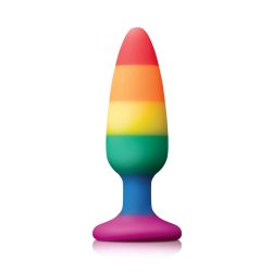 COLOURS PRIDE EDITION PLEASURE PLUG MEDIUM RAINBOW main