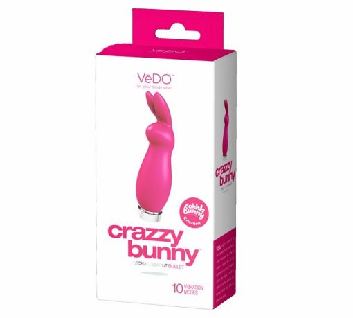 CRAZY BUNNY RECHARGEABLE MINI VIBE PRETTY IN PINK back