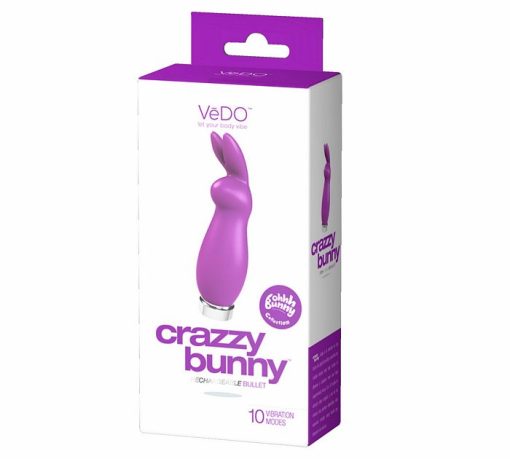 CRAZY BUNNY RECHARGEABLE MINI VIBE PURFECTLY PURPLE back