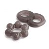 Classix Performance Cock Ring Set Black 2 Pack Main