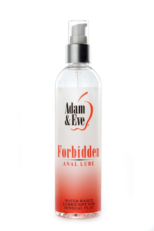 (D) ADAM & EVE FORBIDDEN ANAL WATER BASED LUBE 8 OZ