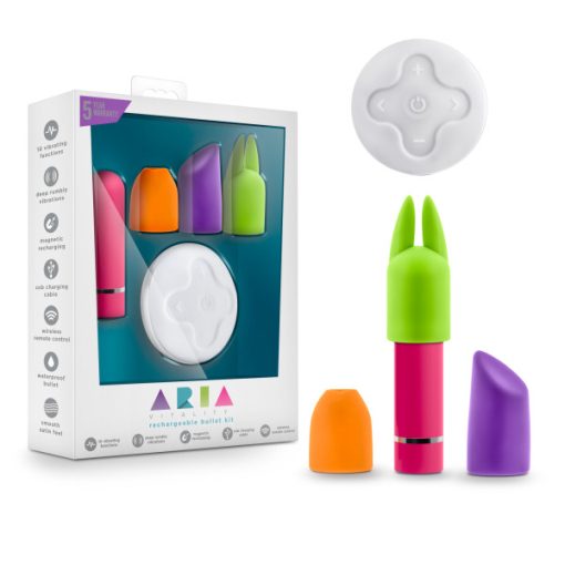 (D) ARIA VITALITY CERISE BULLE KIT RECHARGEABLE WITH REMOTE