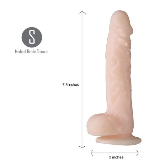 (D) AVERI 9 REALISTIC SILICON DONG FLESH "