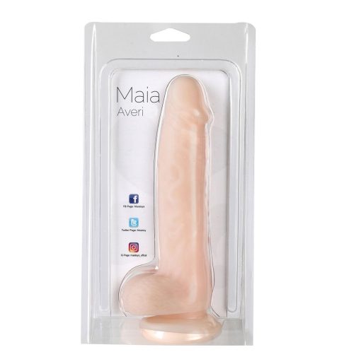 (D) AVERI 9 REALISTIC SILICON DONG FLESH "