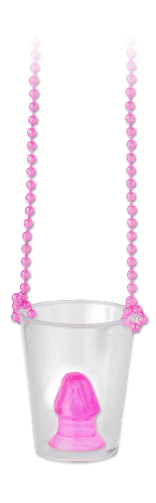 (D) BACHELORETTE PECKER SHOT G NECKLACE CLEAR back