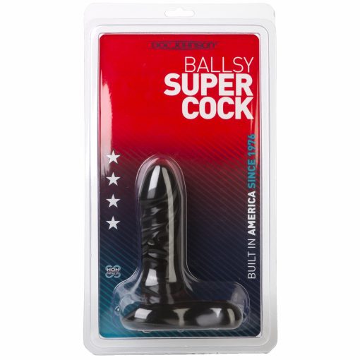 (D) BALLSY SUPER COCK-BLACK 6I 1.5IN CD