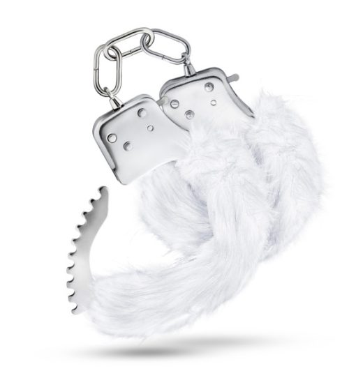 (D) (BULK) TEMPTASIA PLUSH FUR CUFFS WHITE