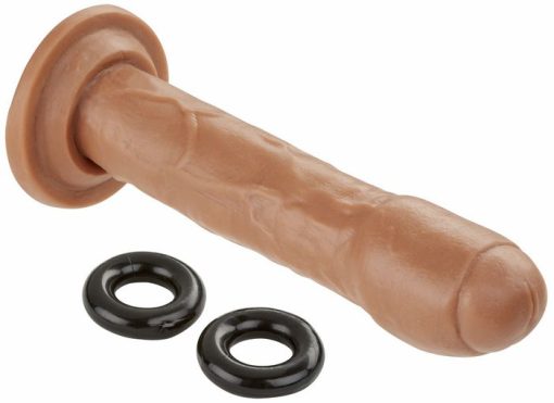 (D) CLOUD 9 UNCUT 7 UNCIRCUMC BROWN W/2 C RINGS "