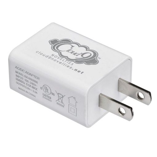 (D) CLOUD 9 USB 1 PORT ADAPTER CHARGER FOR VIBRATORS (NET) main